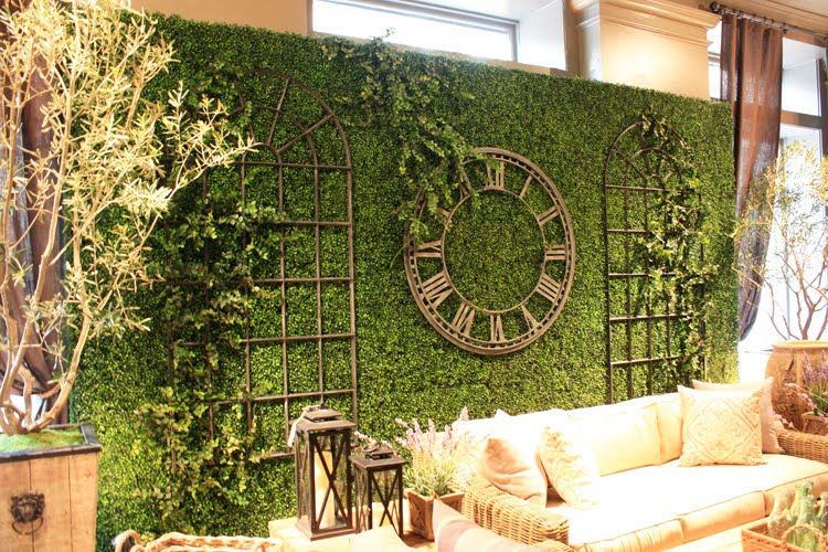 Artificial boxwood hedges for backdrop wall Sunwing Industrial Co., Ltd. 商业空间 塑膠 酒吧&夜店