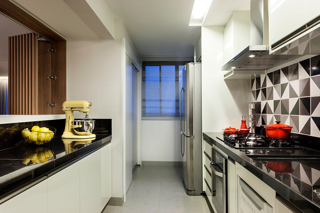 Apartamento DP, Carpaneda & Nasr Carpaneda & Nasr Modern kitchen