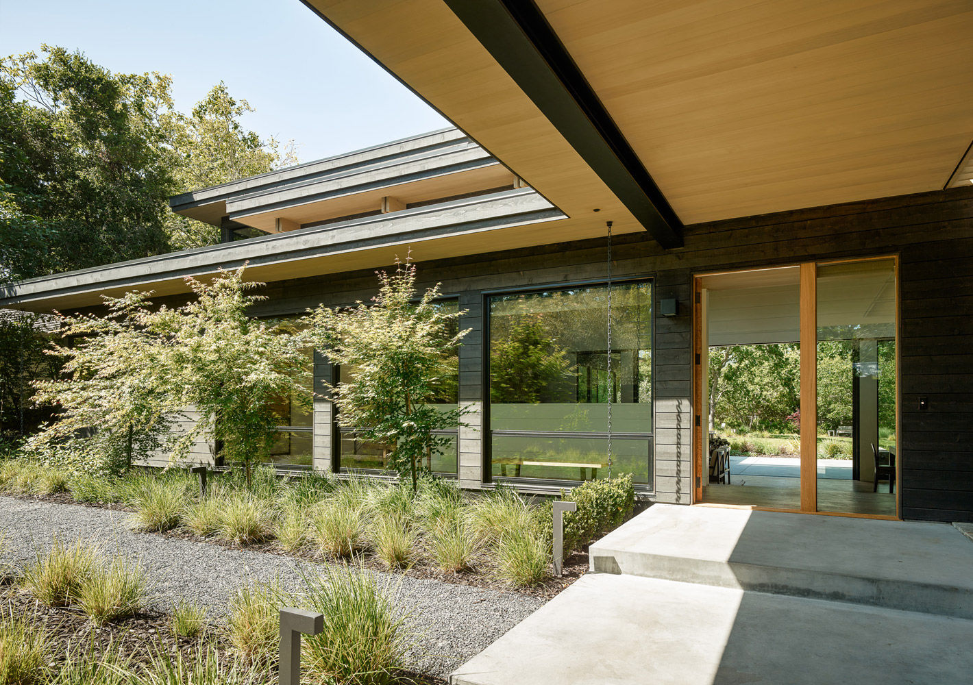 Portola Valley Ranch, Feldman Architecture Feldman Architecture Ruang Fitness Kayu Wood effect