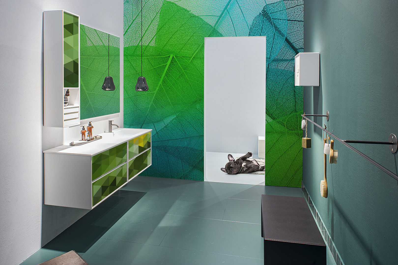 GREENY AND JUICY Pixers Modern bathroom Decoration