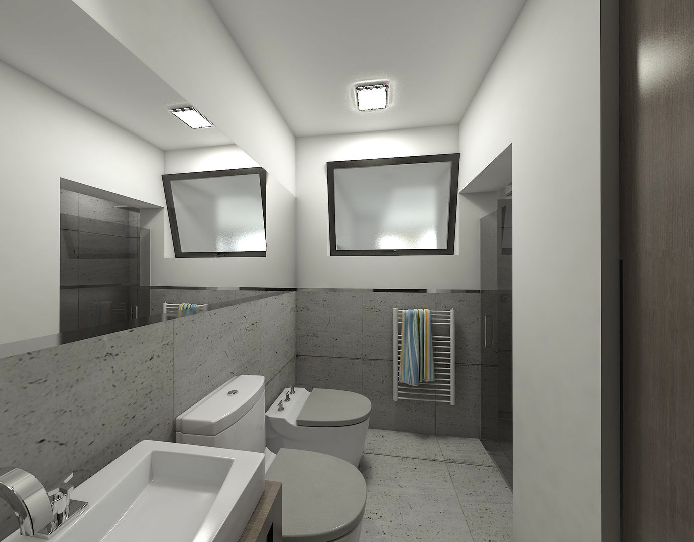 homify Modern bathroom