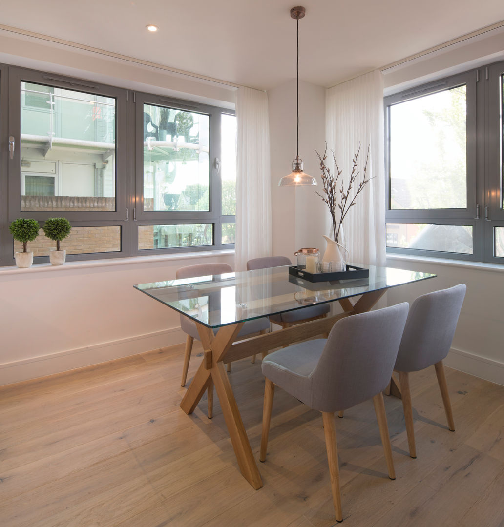 Station Rd, New Barnet Jigsaw Interior Architecture & Design Modern dining room Wood Wood effect