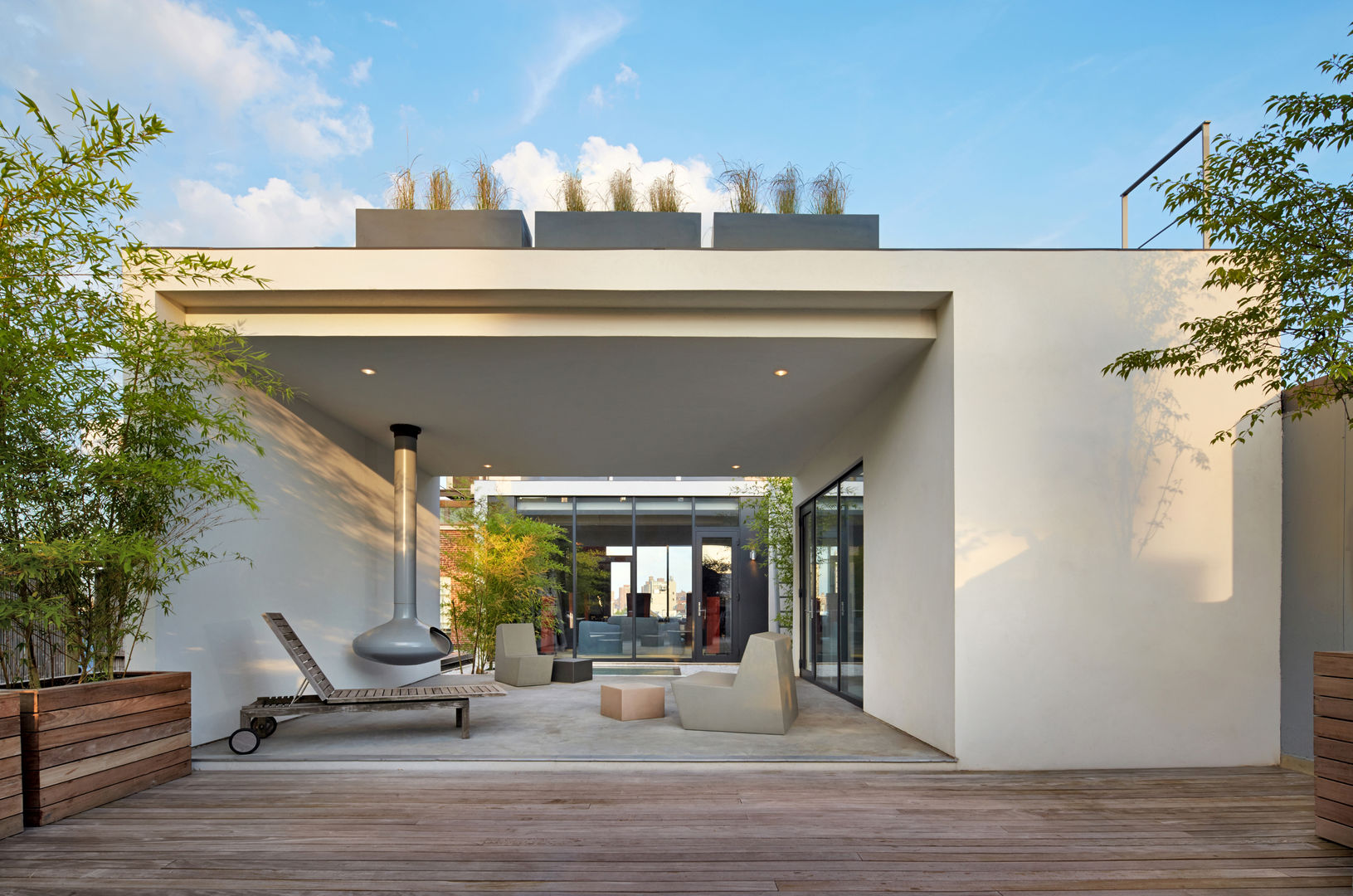 Soho Penthouse, SA-DA Architecture SA-DA Architecture بالکن،ایوان وتراس