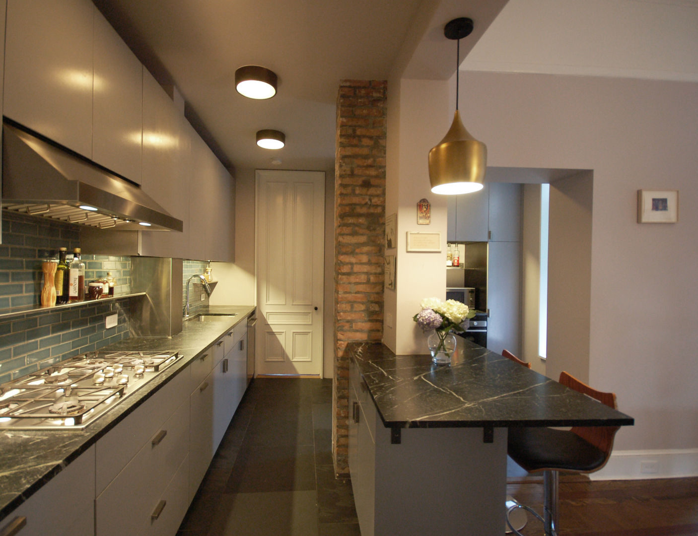 Washington Avenue Brownstone, SA-DA Architecture SA-DA Architecture Modern kitchen