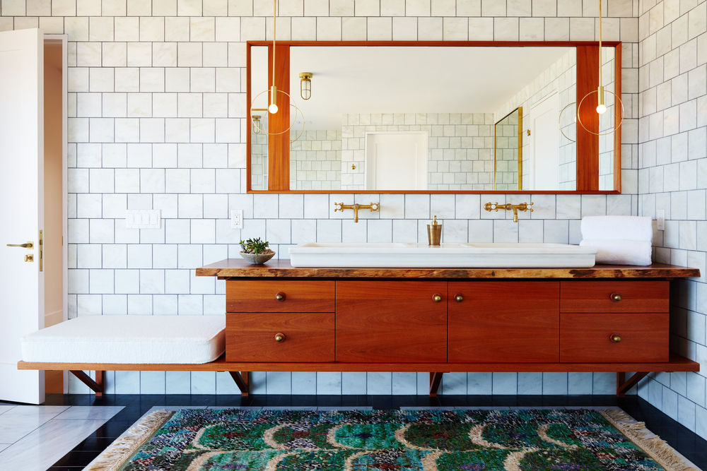 Old Montauk Highway House, SA-DA Architecture SA-DA Architecture Modern Bathroom