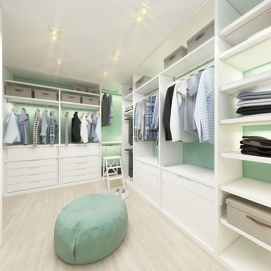 Современное шале, decoroom decoroom Closets rústicos Madeira Acabamento em madeira