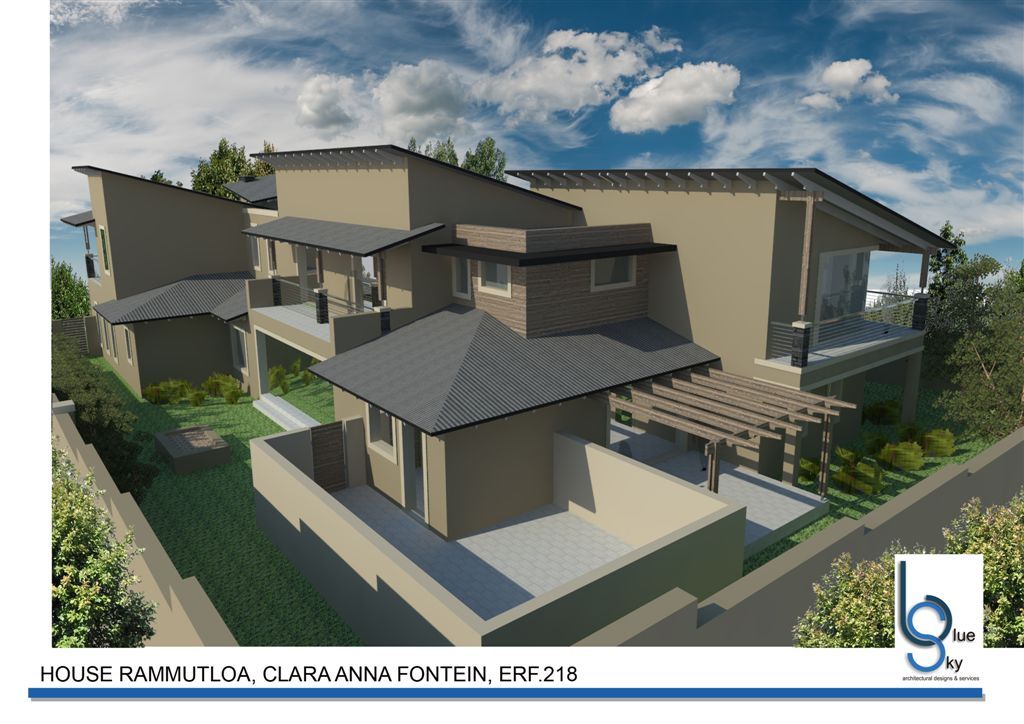 HOUSE RAMMUTLOA - Clara Anna Fontein Estate, New house 520sqm , BLUE SKY Architecture BLUE SKY Architecture