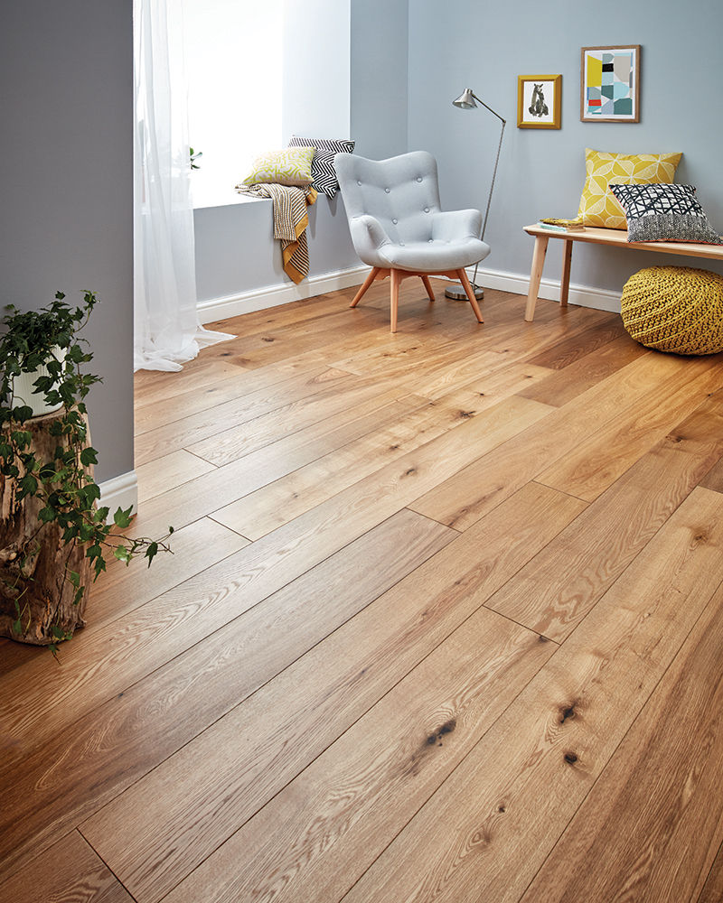 Harlech Smoked Oak Woodpecker Flooring Paredes y suelos de estilo rural Derivados de madera Transparente oak flooring,wood floor,natural oak flooring,hardwood flooring,real wood flooring,real oak flooring,engineered flooring,engineered oak floor