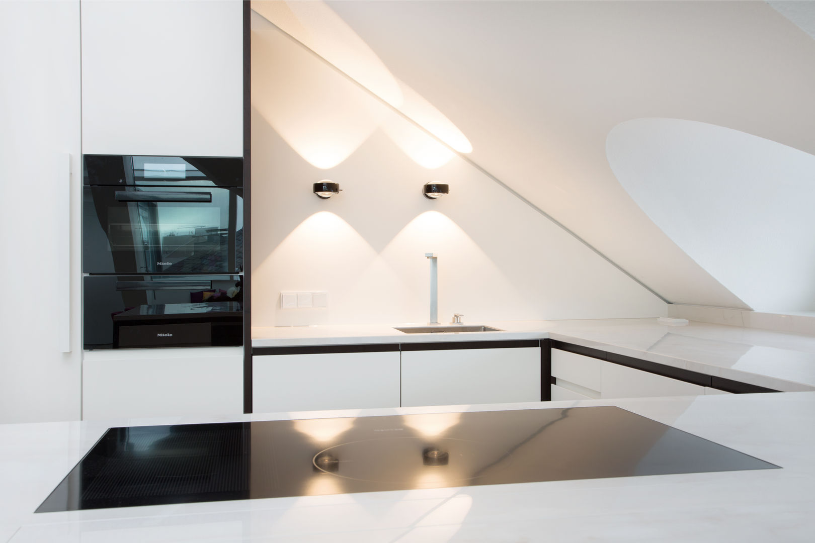 Küche im Loft, Beilstein Innenarchitektur Beilstein Innenarchitektur Minimalist kitchen