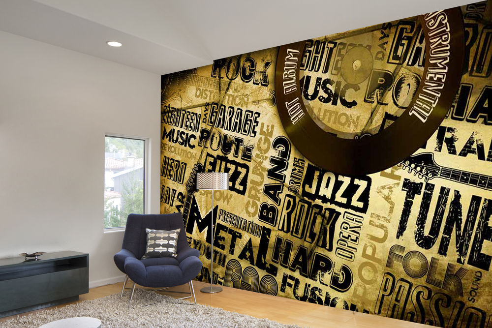 Text graphic wallpaper designs using custom wallpaper maker for modern wall decor ideas. Walls and Murals wallsandmurals