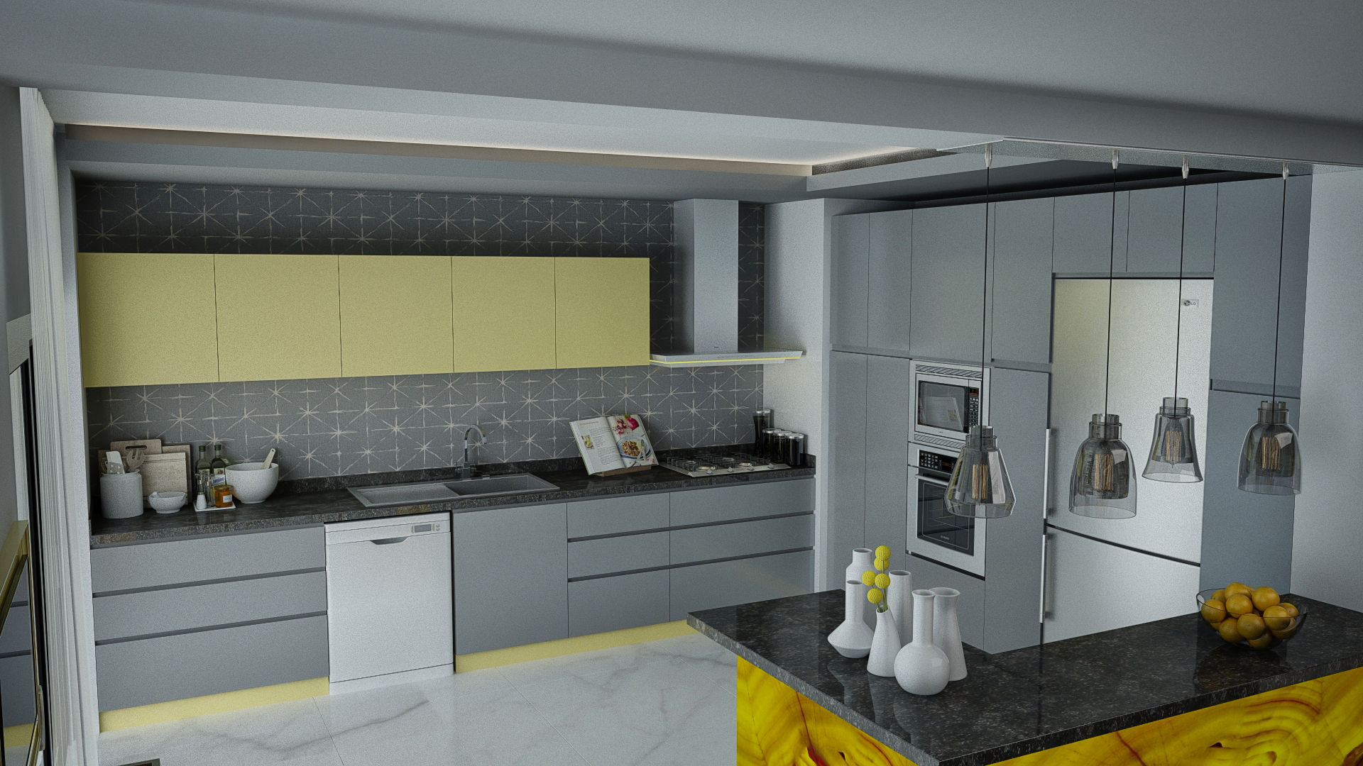 nrgn hnm proje, Ramazan Yücel İç mimarlık Ramazan Yücel İç mimarlık Modern kitchen