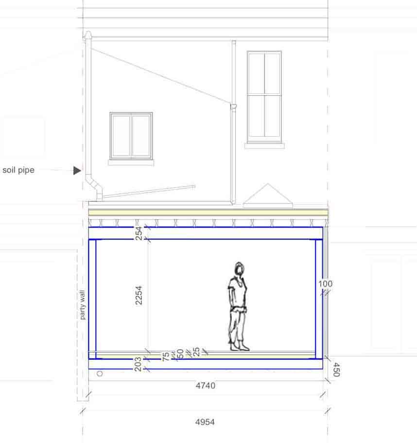 Kitchen Rear Side Extension, Norwich NR2 3BL Paul D'Amico Remodels ห้องครัว kitchen extension