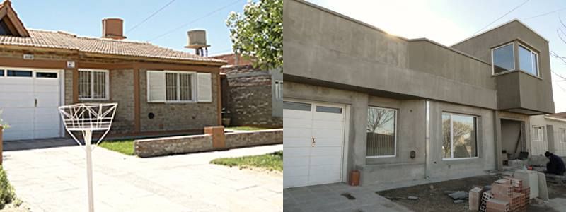 Remodelacion de vivienda Lineasur Arquitectos Casas modernas