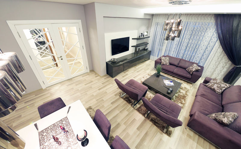 TrioParkKonut Çorlu - Örnek Daire, MAG Tasarım Mimarlık MAG Tasarım Mimarlık Modern living room