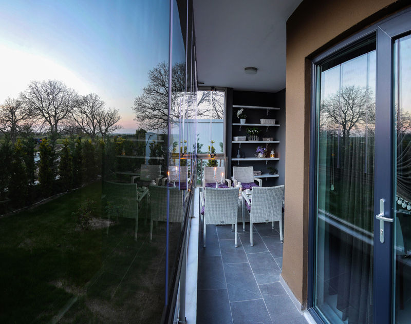 TrioParkKonut Çorlu - Örnek Daire, MAG Tasarım Mimarlık MAG Tasarım Mimarlık Moderner Balkon, Veranda & Terrasse