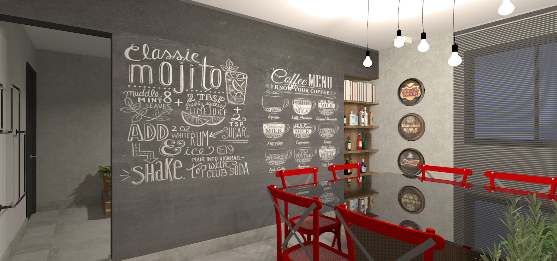 homify Sala da pranzo in stile industriale