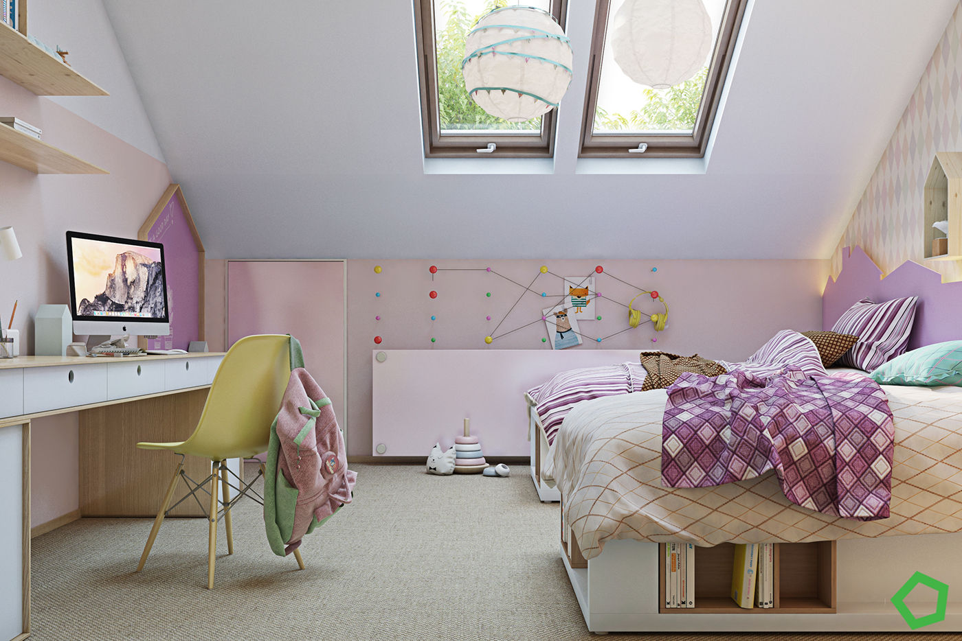 Kid room Polygon arch&des Nursery/kid’s room