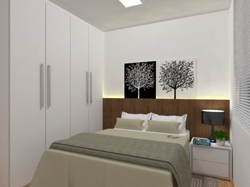 Studio Orbit 703, 2:1 Arquitetura & Interiores 2:1 Arquitetura & Interiores Industrial style bedroom