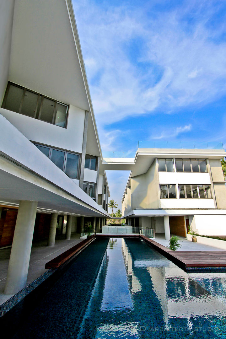 Modena condominium Design, D' Architects Studio D' Architects Studio Moderne Pools Beton Pool