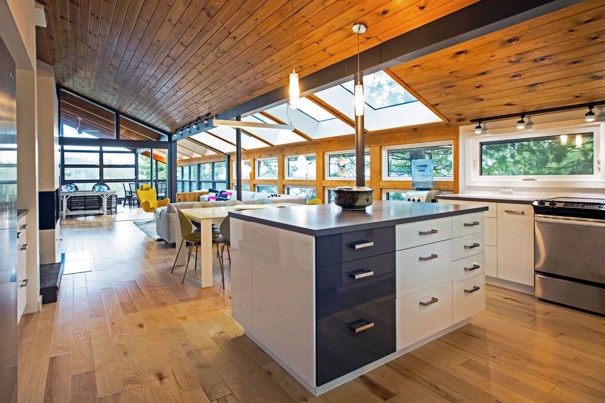 West Hawk Lake Interior Unit 7 Architecture Modern kitchen cabin,cottage,interiors,island,modern,contemporary