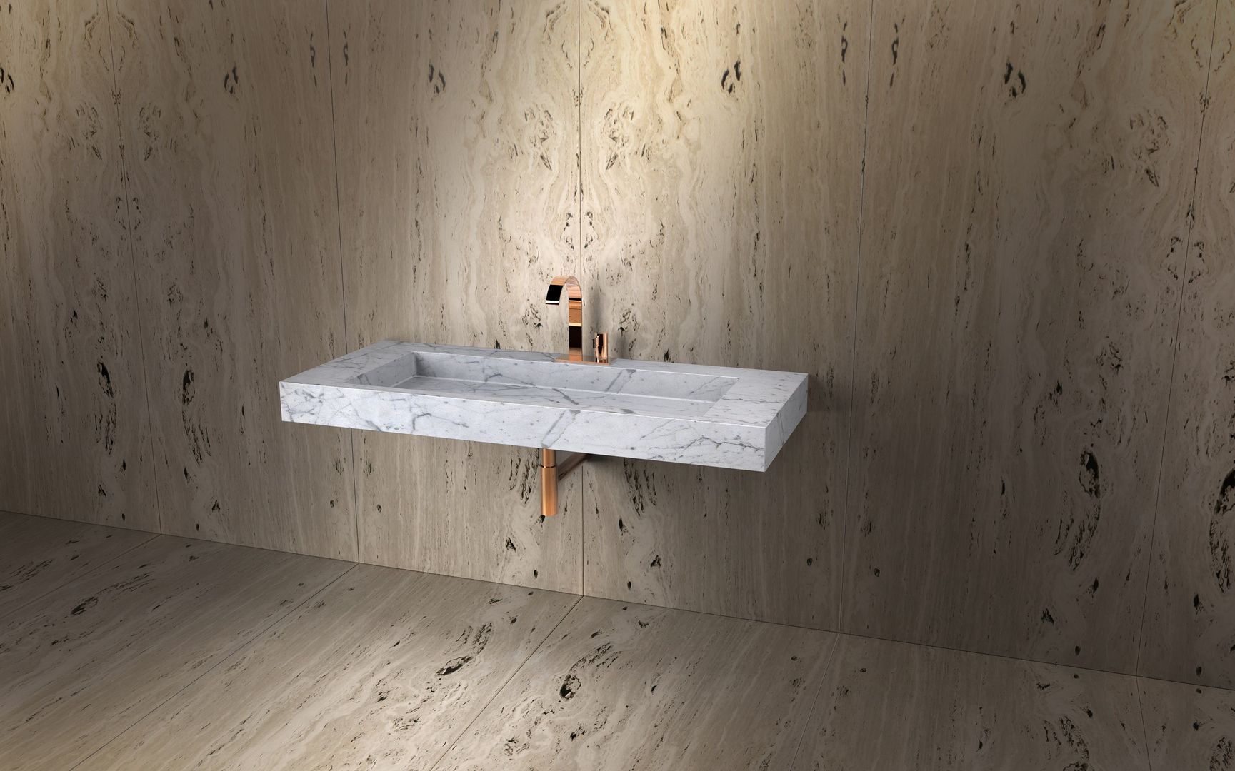 IWO JIMA, TCC Whitestone TCC Whitestone Modern bathroom Marble Sinks