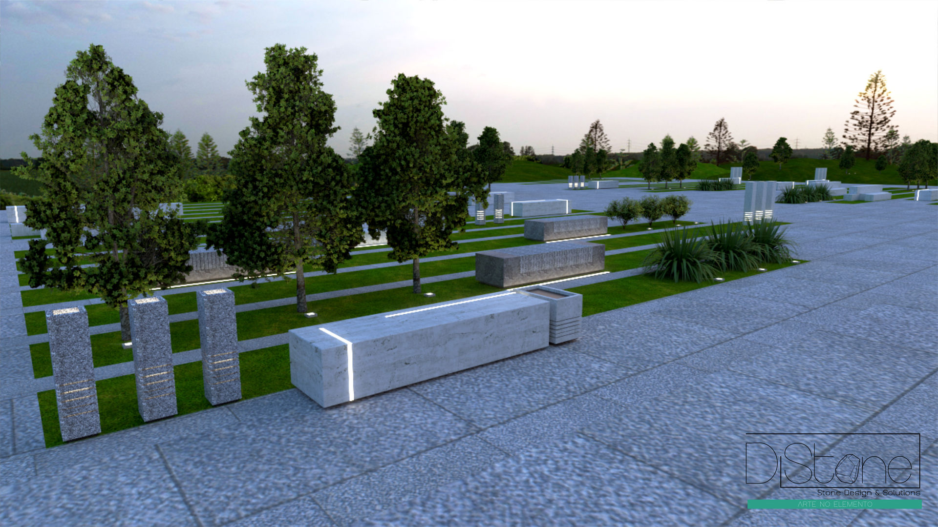 Ambiente Urbano, Distone Distone Modern garden Stone Furniture