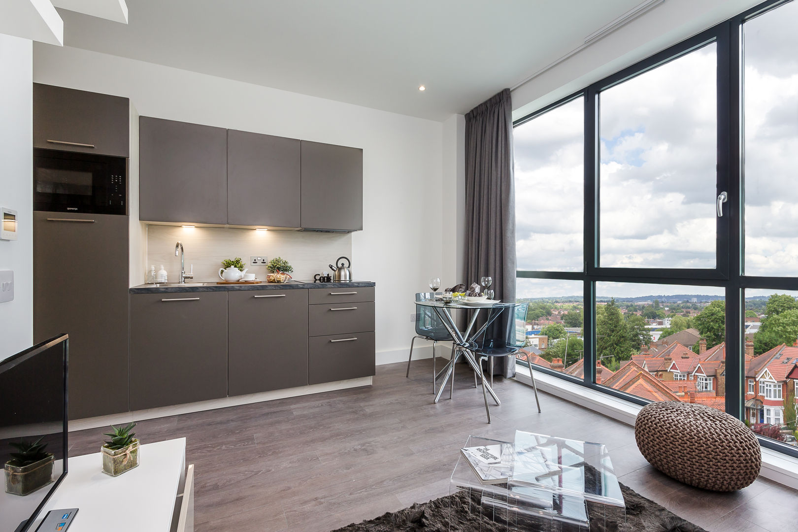 Modern Studio Apartment in London homify Ruang Keluarga Modern apartment,studio,kitchen,modern