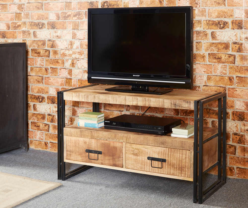 Cosmo Industrial TV Unit Industasia Industrial style living room TV stands & cabinets