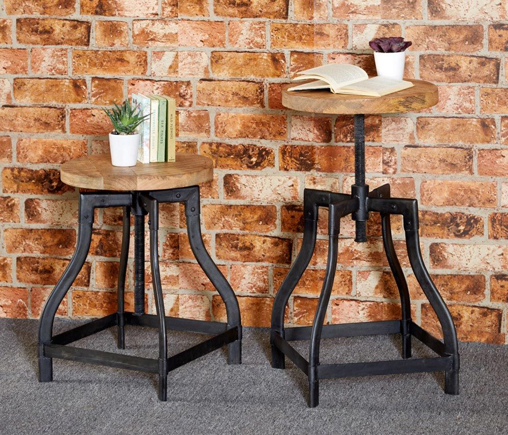 Cosmo Industrial Stool Industasia Industrial style dining room Chairs & benches