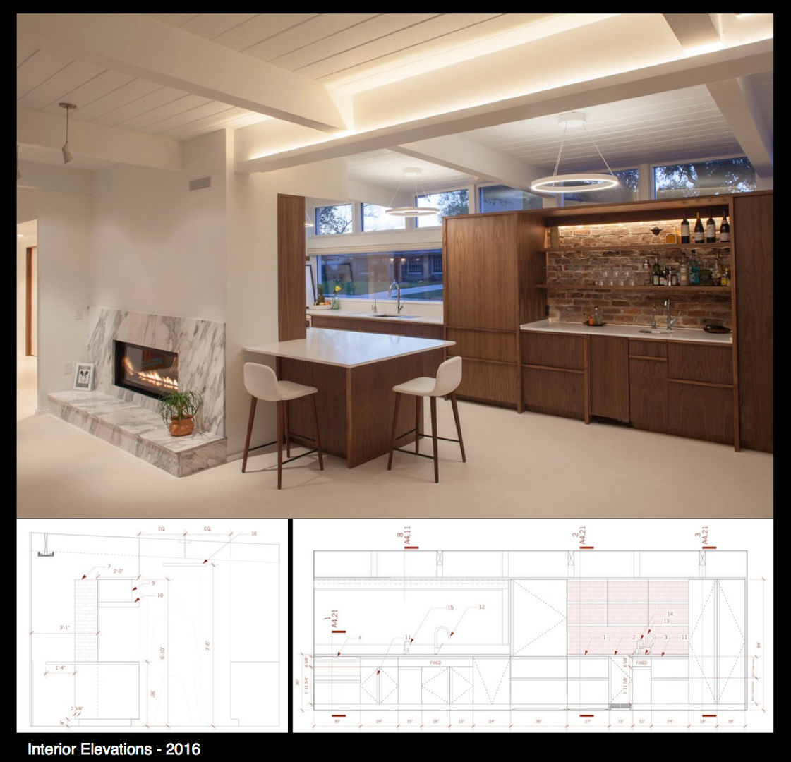 Emerald Street Residence, New Orleans, studioWTA studioWTA غرفة السفرة