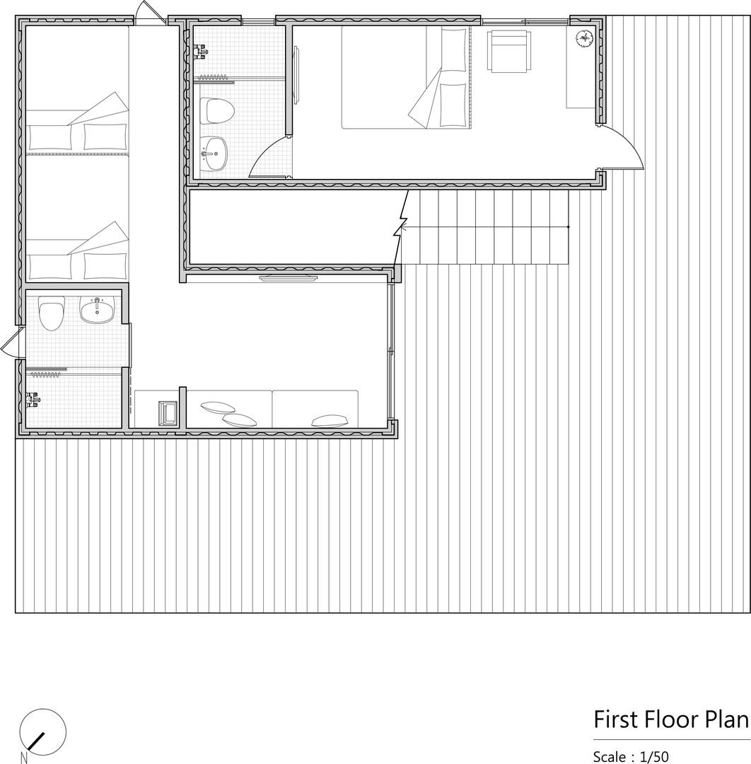 相思埔民宿, 貳工箱造 H2 Box Design 貳工箱造 H2 Box Design Commercial spaces Hotels