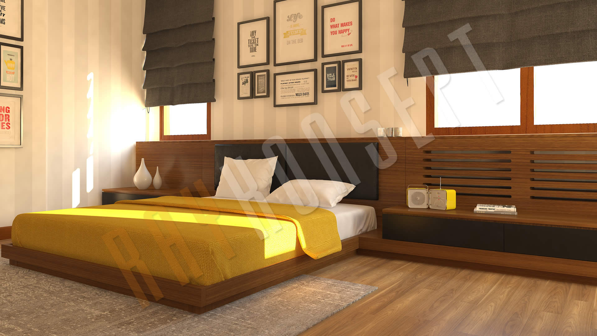 Yatak Odası Dekorasyonu, RayKonsept RayKonsept Modern style bedroom Beds & headboards