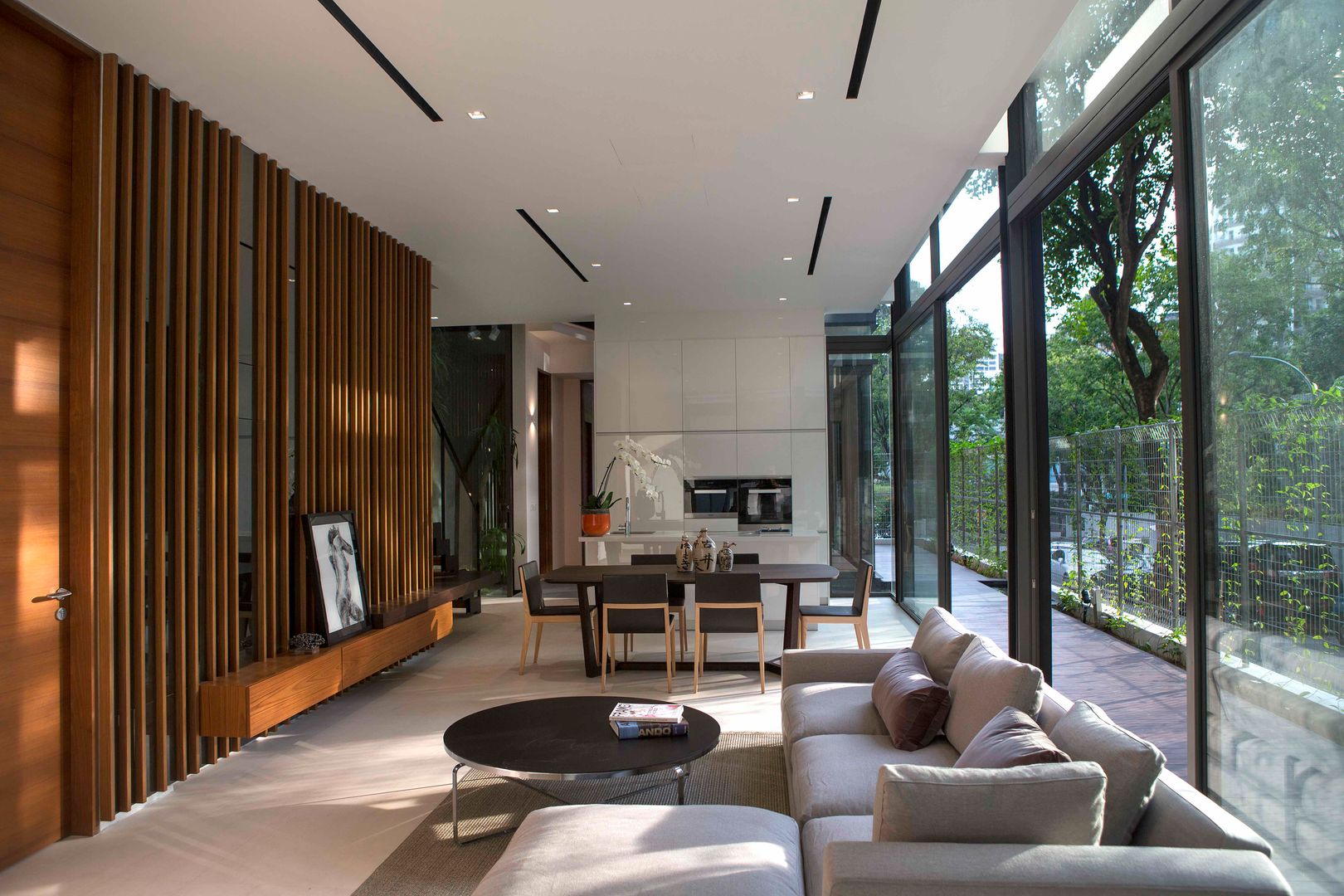 Paterson 3, AR43 Architects Pte Ltd AR43 Architects Pte Ltd Living room