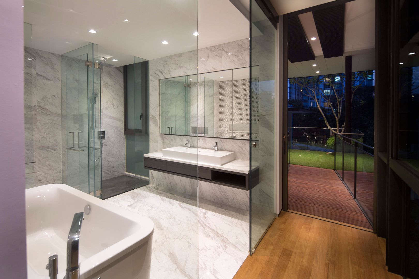 Paterson 3, AR43 Architects Pte Ltd AR43 Architects Pte Ltd Bagno moderno