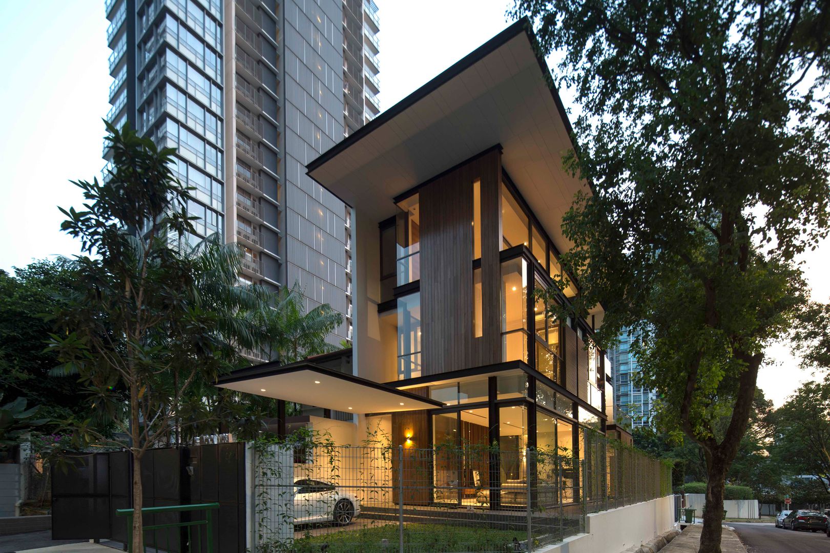 Paterson 3, AR43 Architects Pte Ltd AR43 Architects Pte Ltd Modern Evler