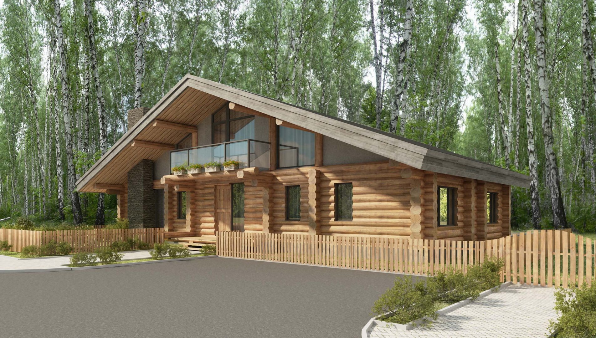 Русское шале, Тимберлог Timberlog Тимберлог Timberlog Rumah Gaya Country Kayu Wood effect