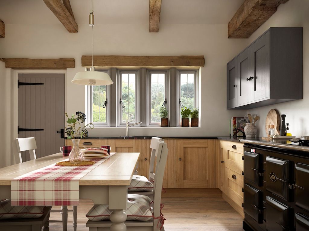 Laura Ashley Range, Hehku Hehku Cocinas de estilo rural