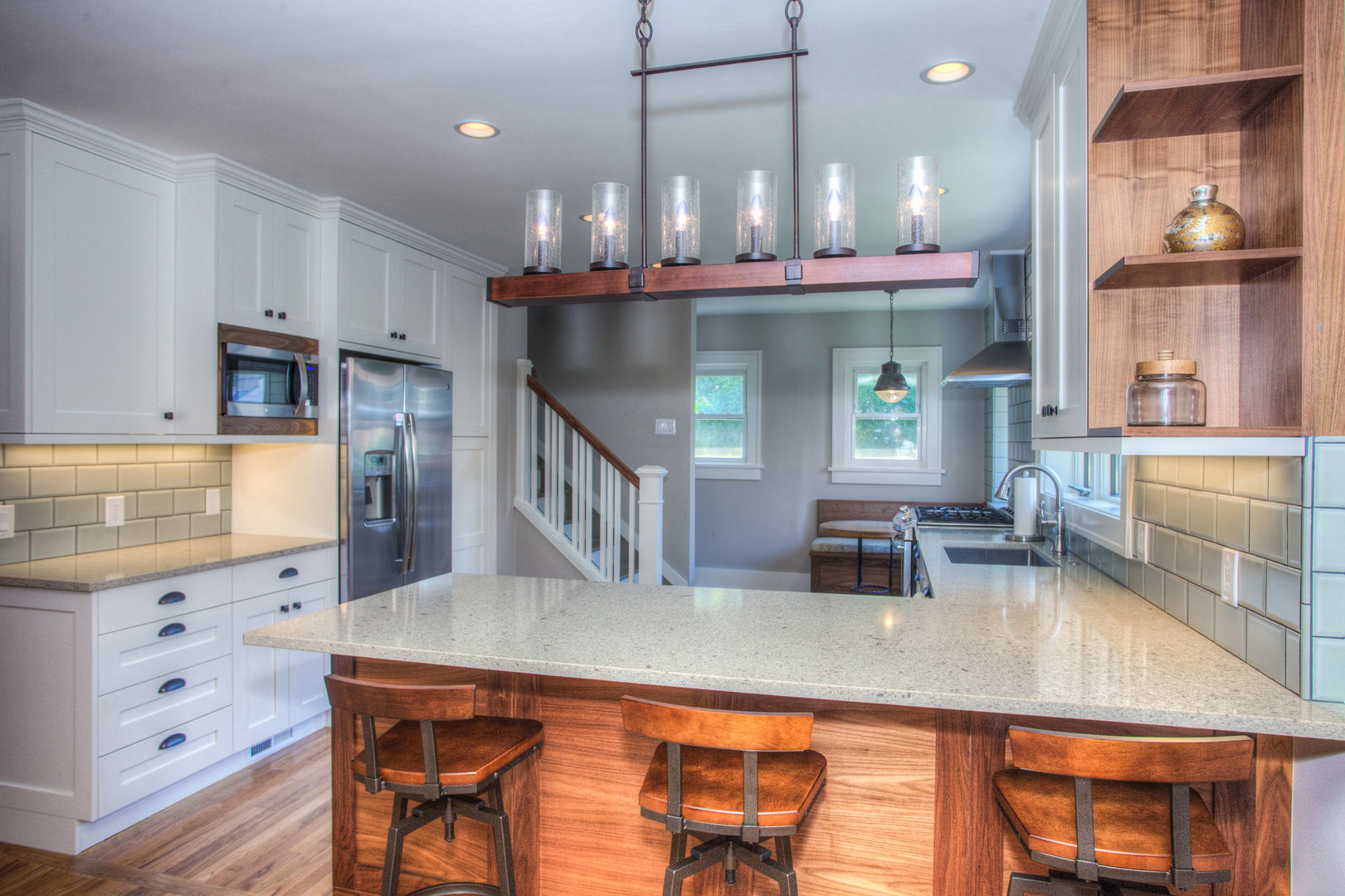 barra cocina  Dining room small, Kitchen renovation inspiration, Tiny  house kitchen