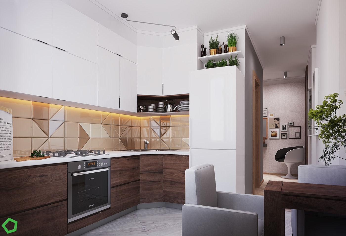 Kitchen Polygon arch&des Kitchen Kitchen