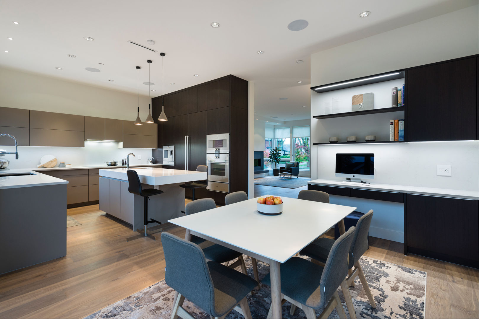 VANCOUVER - NEW CONSTRUCTION, Alice D'Andrea Design Alice D'Andrea Design Ruang Makan Modern