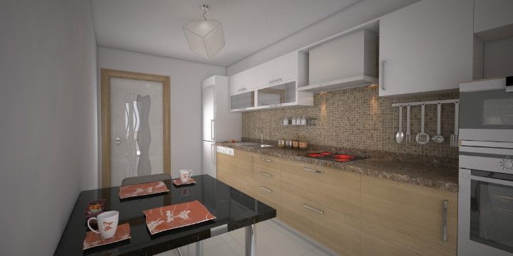 Foreli Evler 6 , Minel Mimarlık Yapı Mühendislik İnşaat Sanayi Ticaret Limited Şirketi Minel Mimarlık Yapı Mühendislik İnşaat Sanayi Ticaret Limited Şirketi Modern Kitchen