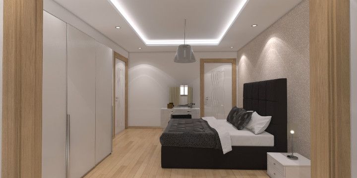 Foreli Evler 6 , Minel Mimarlık Yapı Mühendislik İnşaat Sanayi Ticaret Limited Şirketi Minel Mimarlık Yapı Mühendislik İnşaat Sanayi Ticaret Limited Şirketi Modern style bedroom