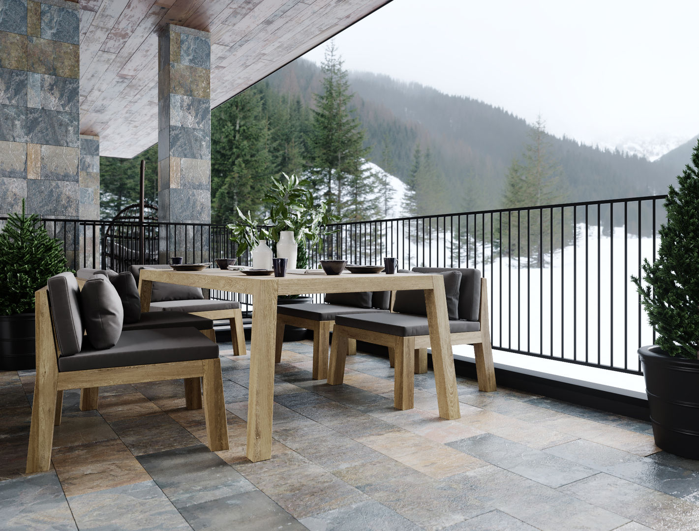 homify Eclectische balkons, veranda's en terrassen