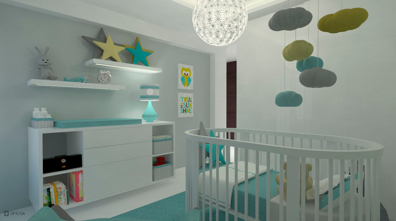 Apartamento Leiria, OFICINA - COLECTIVO DE IDEIAS, LDA OFICINA - COLECTIVO DE IDEIAS, LDA Nursery/kid’s room