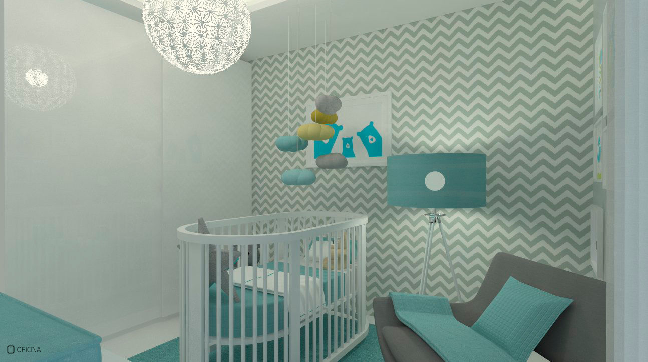 Apartamento Leiria, OFICINA - COLECTIVO DE IDEIAS, LDA OFICINA - COLECTIVO DE IDEIAS, LDA Modern nursery/kids room