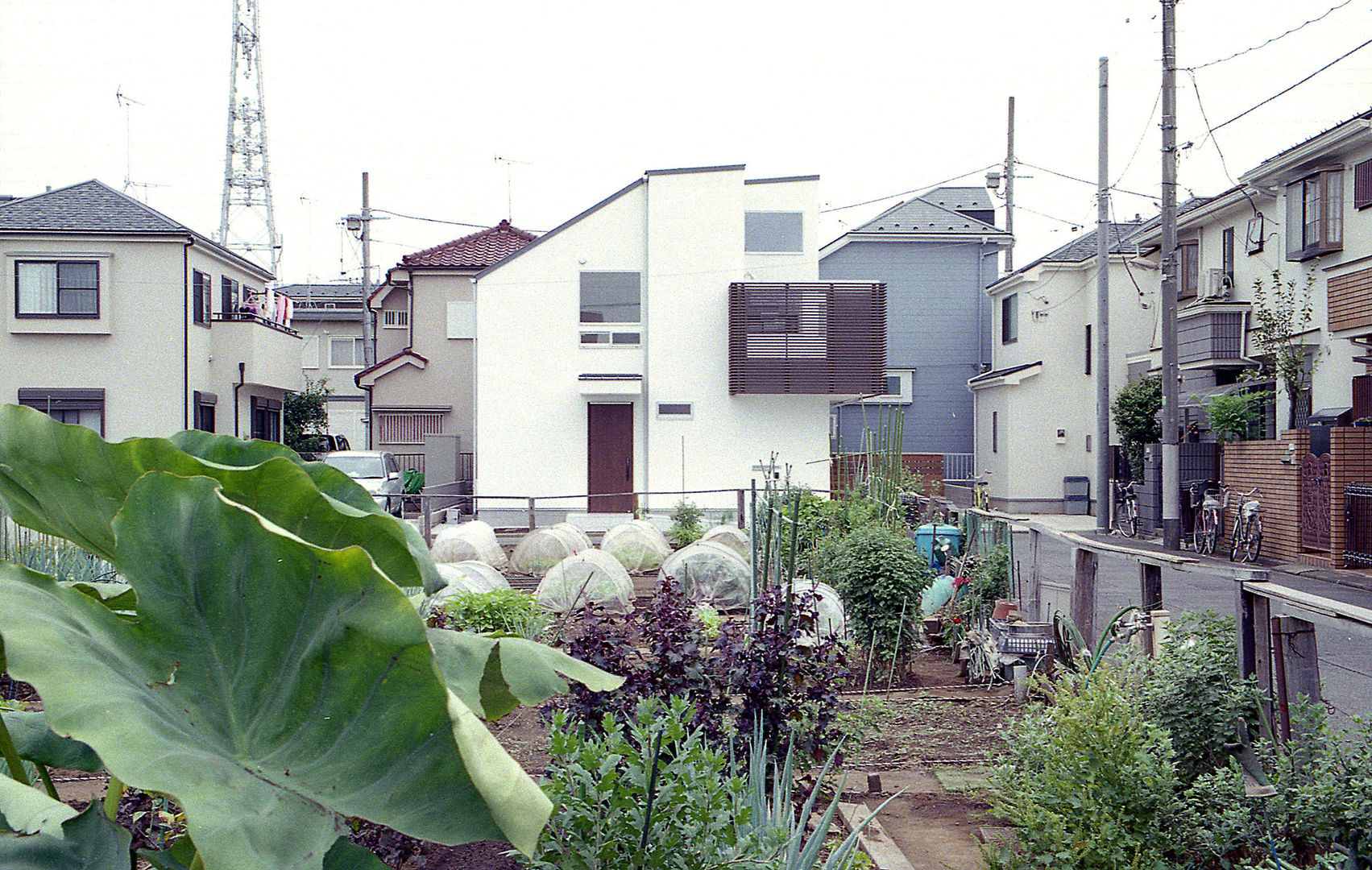 菜園の風景を取り込む家・T-HOUSE nerima, 大坪和朗建築設計事務所 Kazuro Otsubo Architects 大坪和朗建築設計事務所 Kazuro Otsubo Architects Holzhaus