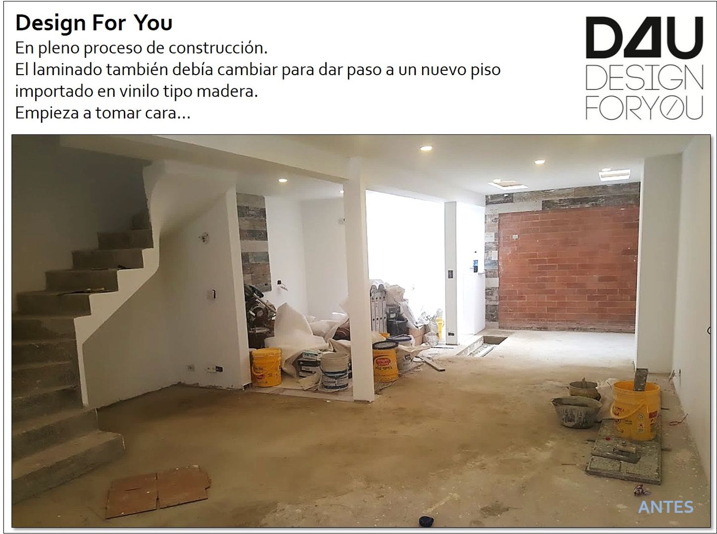 Remodelación zona social casa en Bogotá homify luces led