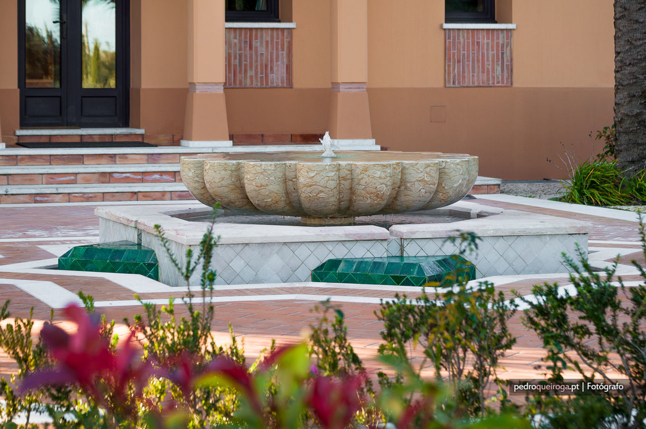 Luxo e Imponência | Fotografia de Arquitectura, Pedro Queiroga | Fotógrafo Pedro Queiroga | Fotógrafo Jardins mediterrânicos fonte de jardim,pormenor