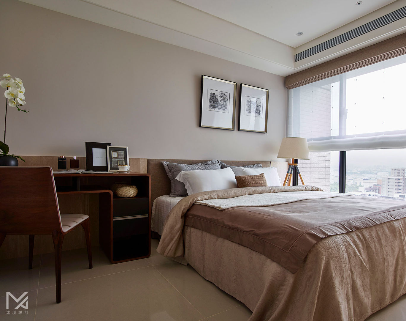 土城-董宅 沐朋設計 Modern style bedroom