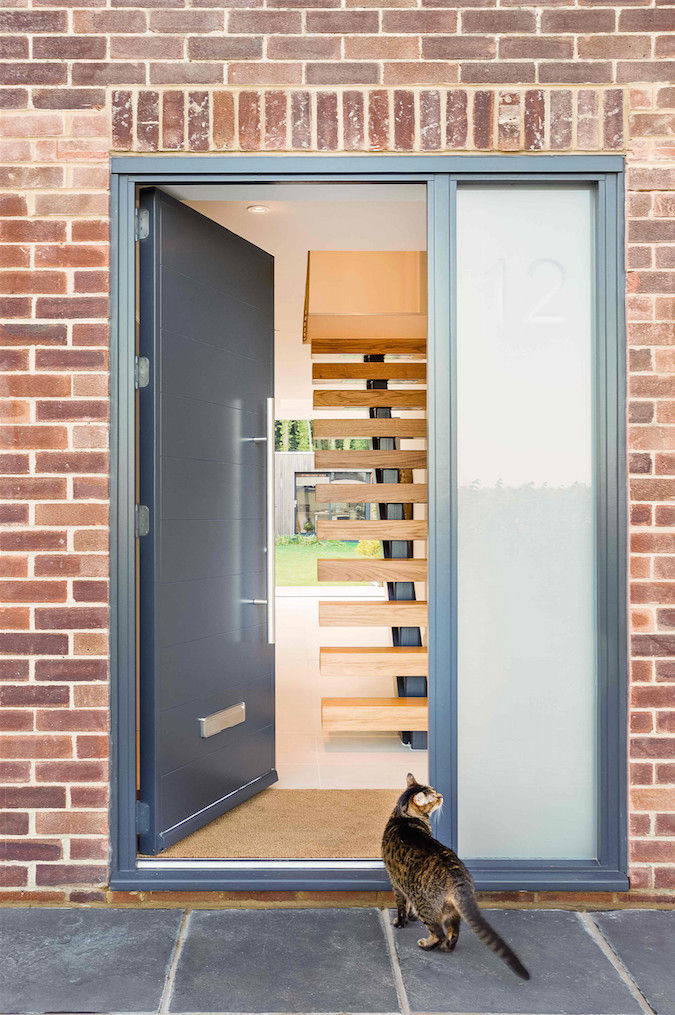 The Beckett House Adam Knibb Architects Finestre & Porte in stile moderno